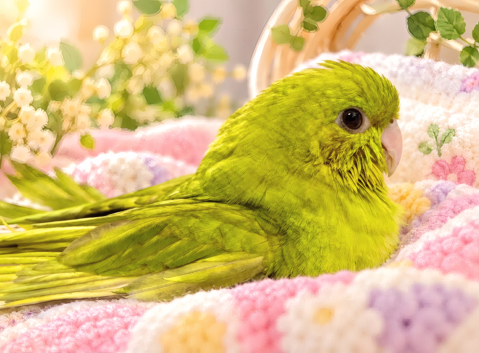 サザナミインコのマレ